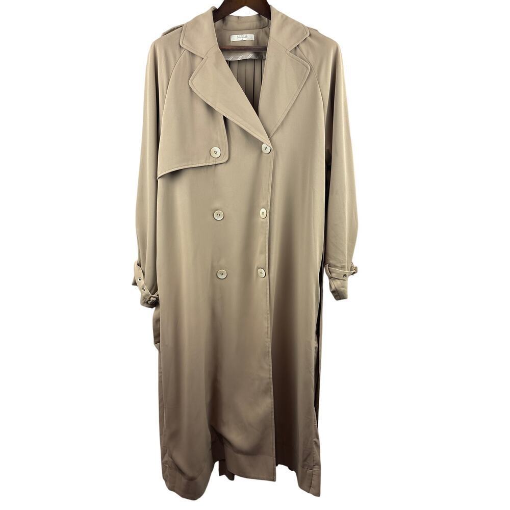 Women’s Mulla Medium Tan Overcoat w/ Detachable Belt